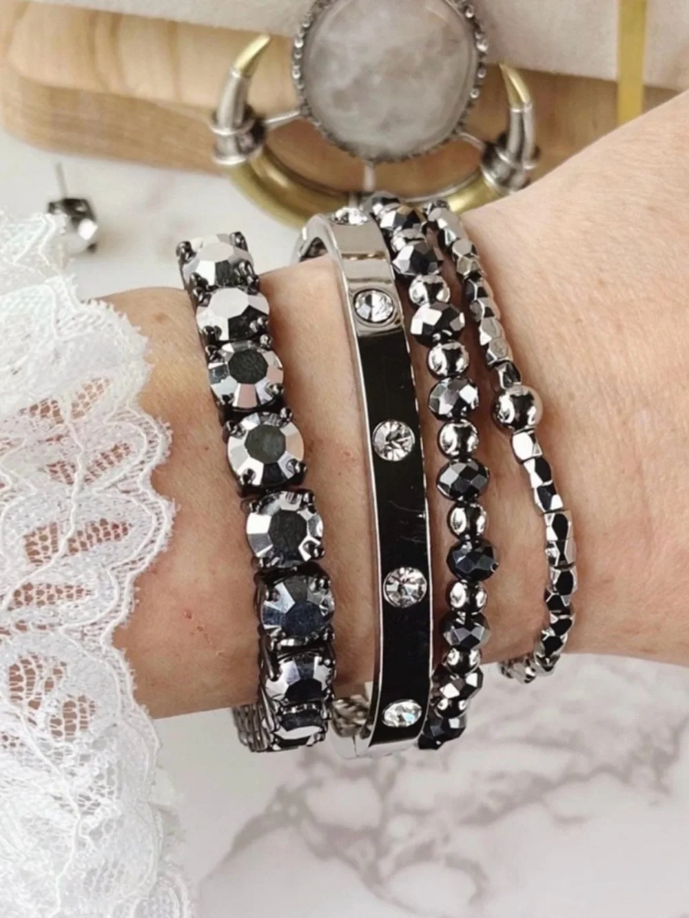 Park Lane “Chrome” Impression Bracelet! BNIB!!